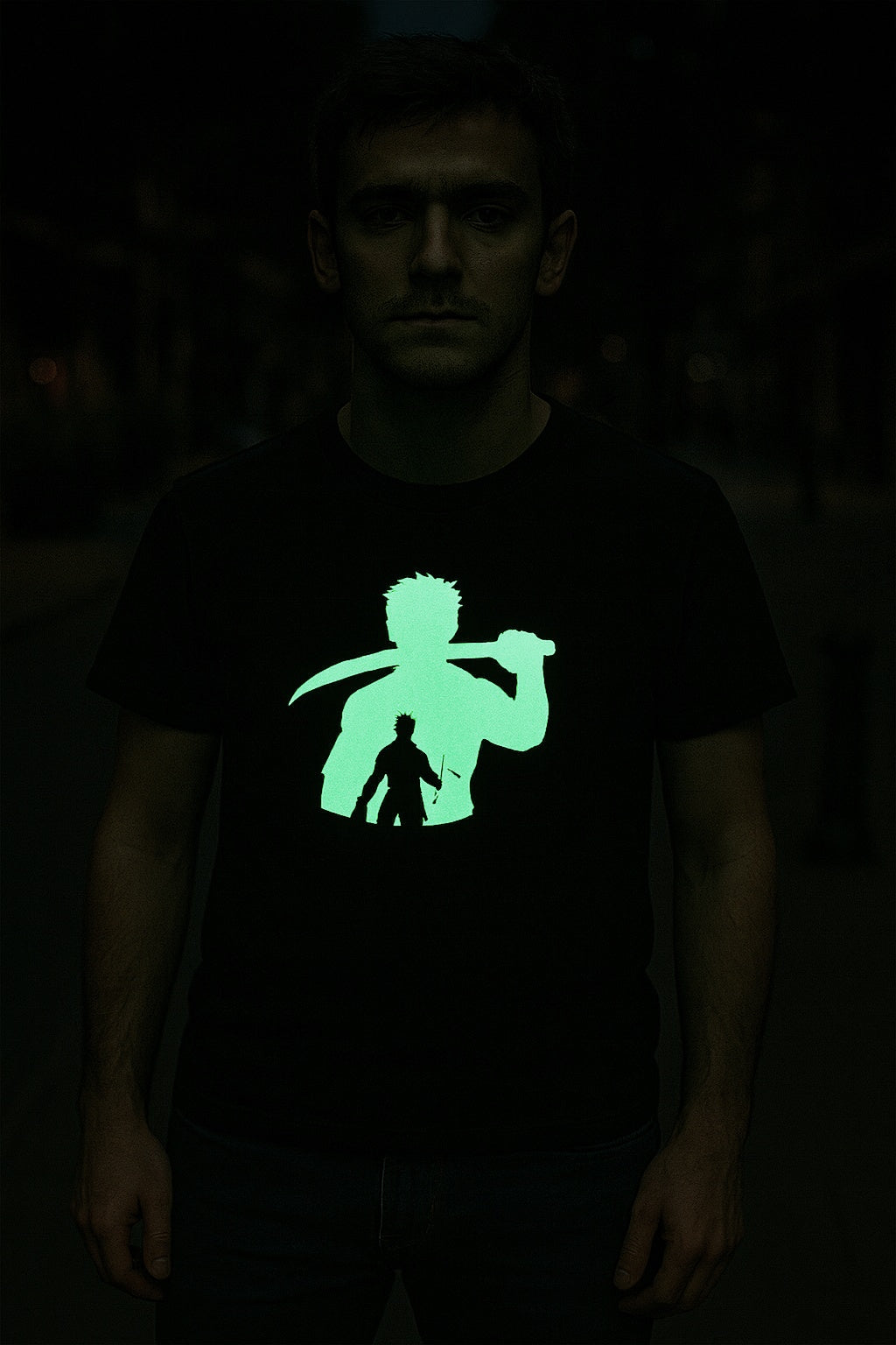 Maglietta fluo One piece zoro