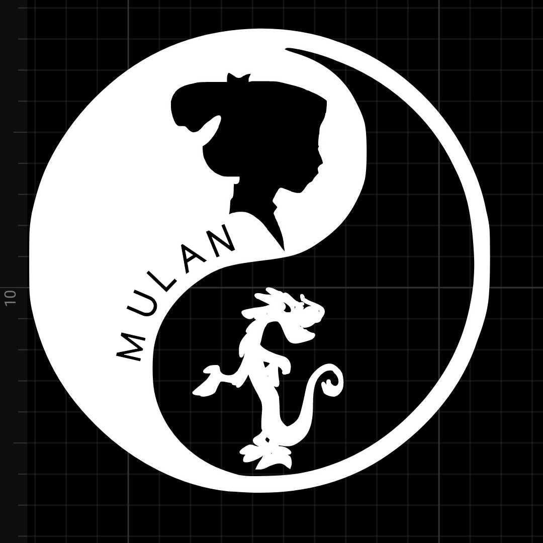 Maglietta nera Mulan