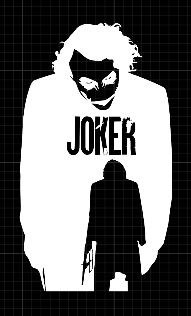 Maglietta joker fluo