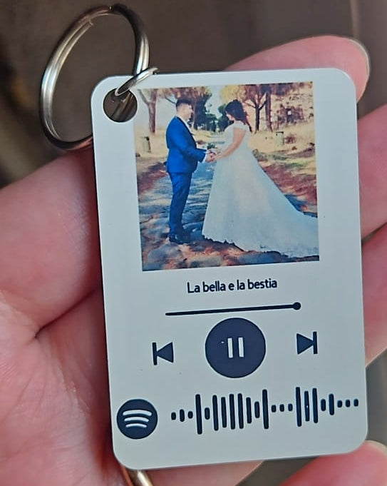 Portachiavi Spotify Personalizzato – La tua canzone, per sempre con te