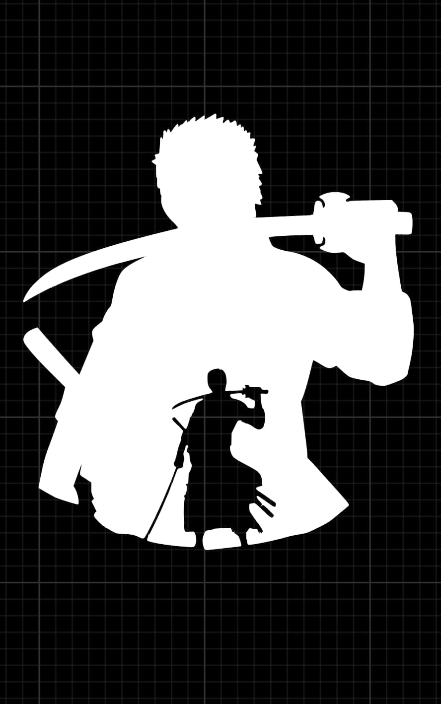 Maglietta fluo One piece zoro