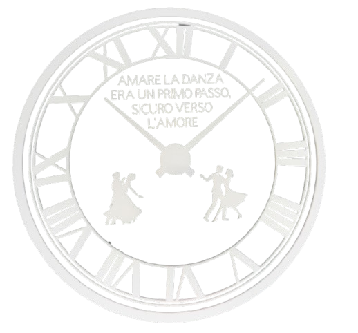 Maglietta orologio con ballerini