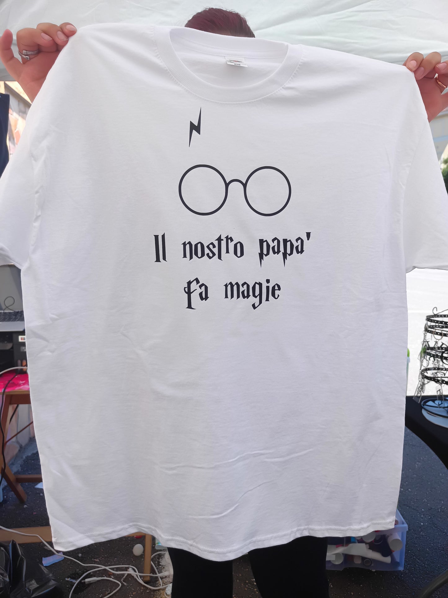Maglietta Il mio papà fa magie