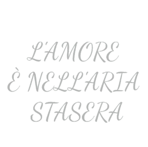 Re leone l'Amore è nell'aria stasera