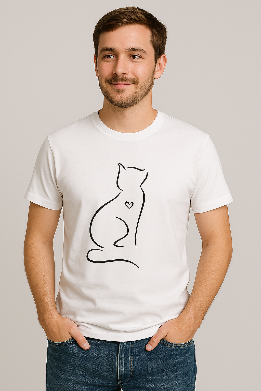 MAGLIETTA "Minimal Meow"