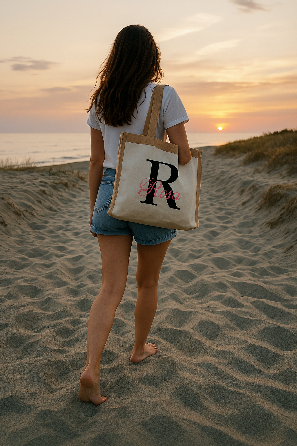Borsa con tasca laterale