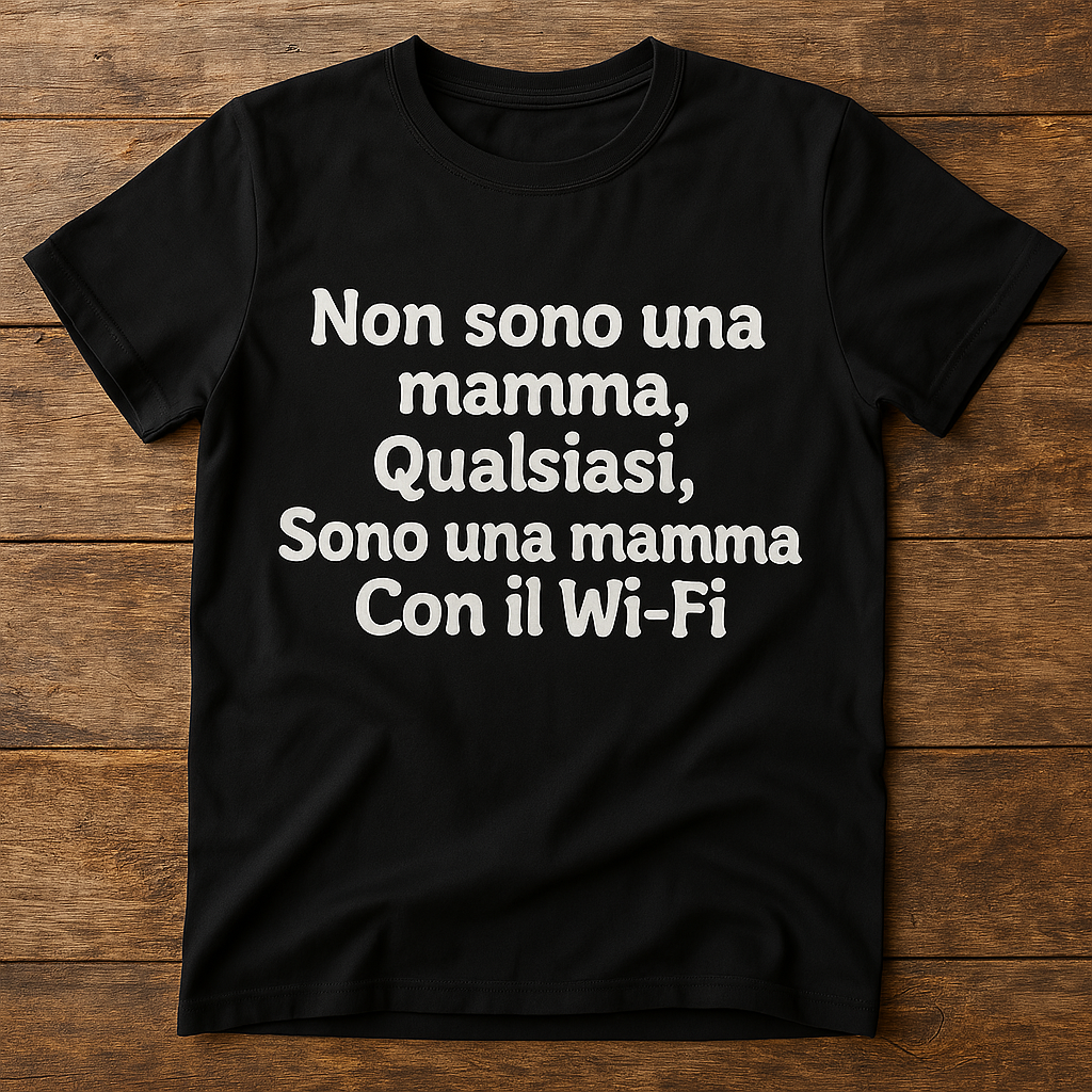 MAGLIETTA MAMMA WIFI