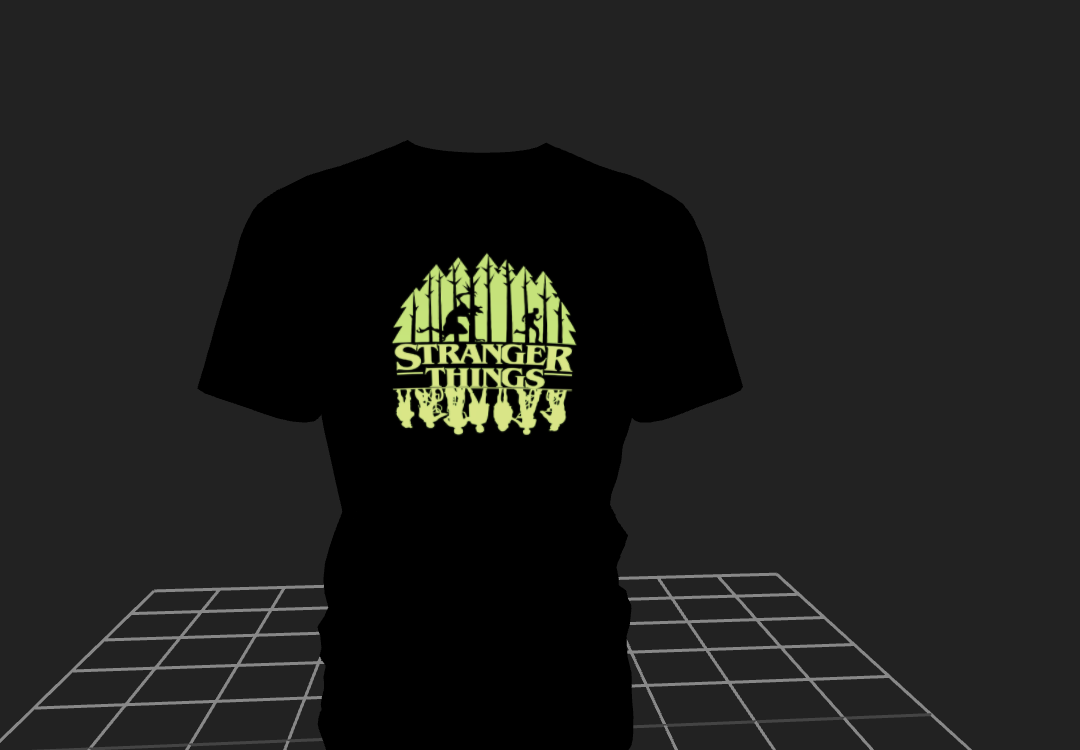 MAGLIETTA FLUO STRANGER THINGS