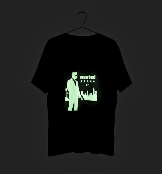 T-shirt "Wanted" fluo - Edizione Limitata