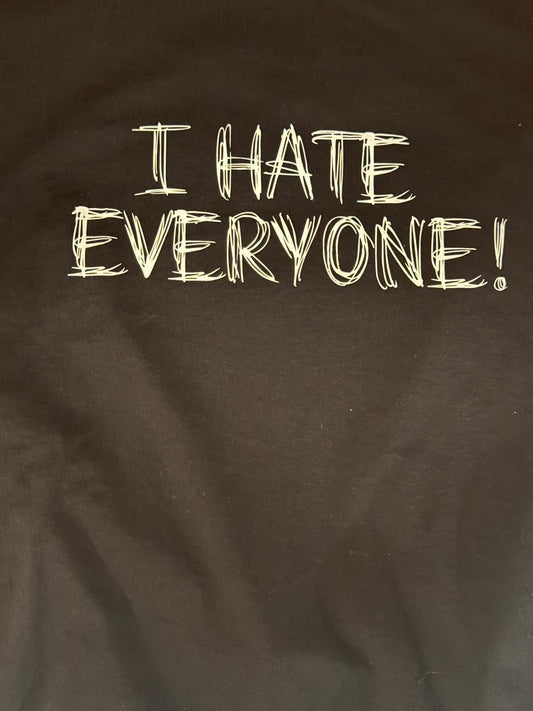 maglietta I HATE EVERYONE