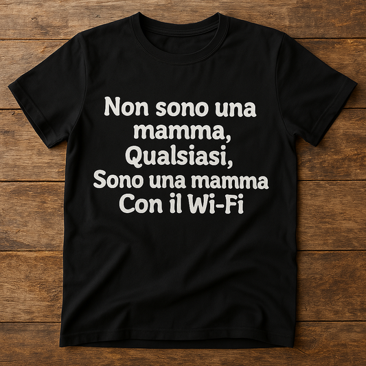 MAGLIETTA  MAMMA WIFI