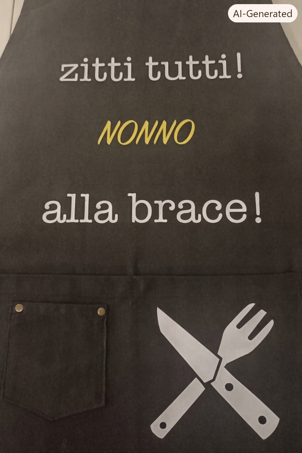 Grembriule nonno alla brace