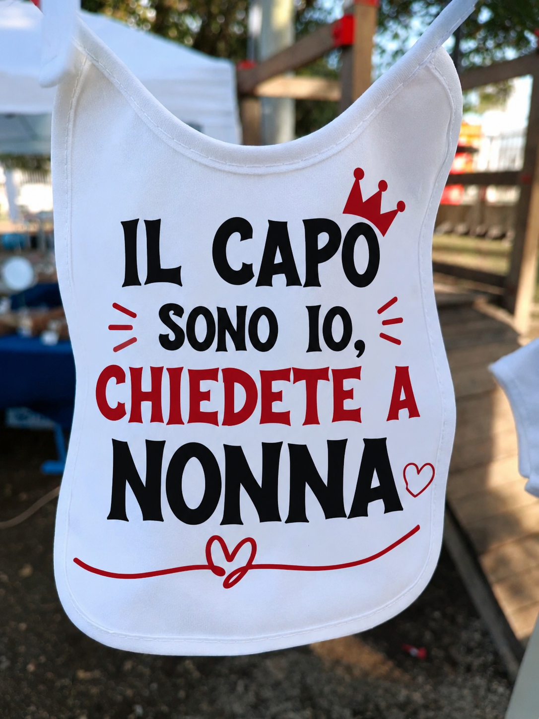 Bavaglino il capo sono io chiedete a nonna