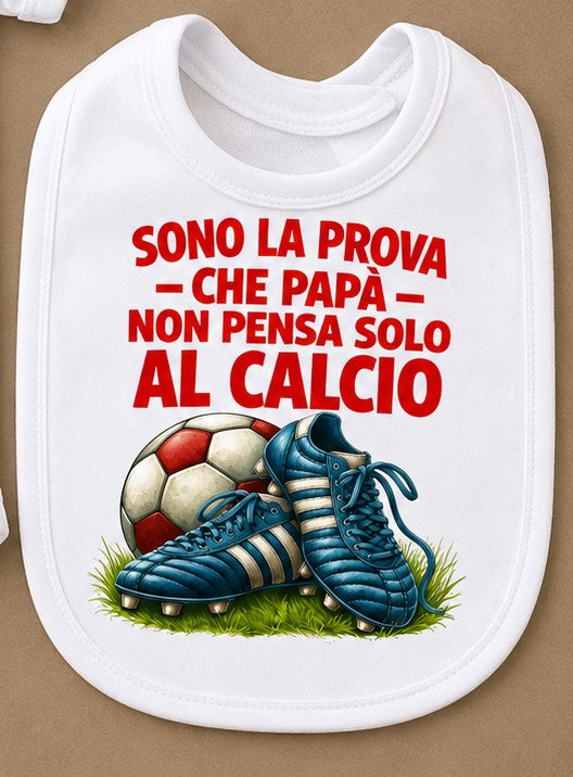 Bavaglino sono la prova che papà non pensa solo al calcio